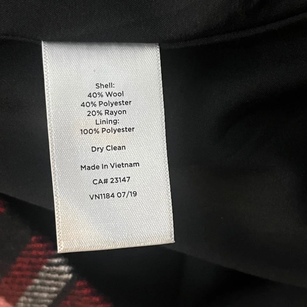 Talbots Petite Tartan Plaid‎ Mini Skirt Wool Blend Sz 8P Preppy Classic Academia